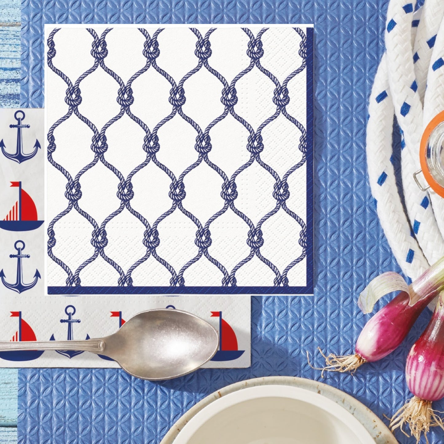 Unique Napkins Nautical Decorative Paper Decoupage Napkin #6071